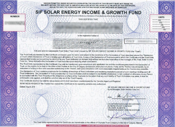 Solar Energy Investment